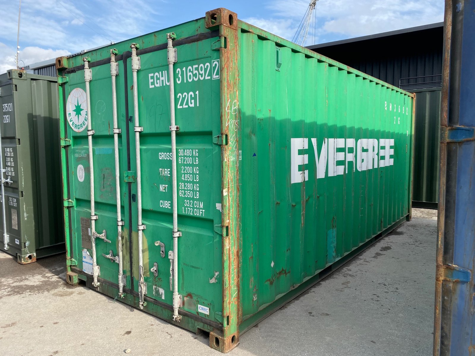 Container di 20 Piedi usato