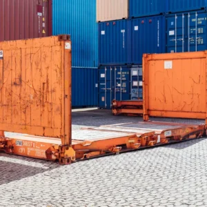 Piattaforma Piana Usata di Container di 20 Piedi