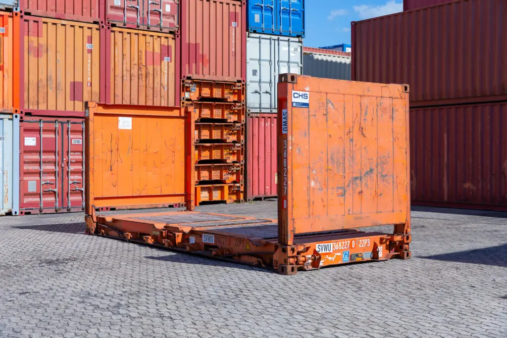 Piattaforma Piana Usata di Container di 20 Piedi - immagine 2