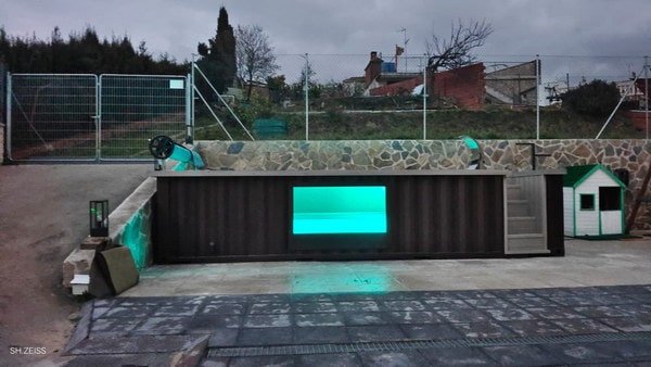 Container Di 20 Piedi Trasformato in Piscina - immagine 9