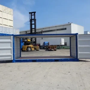 Container con porte a entrambe le estremità