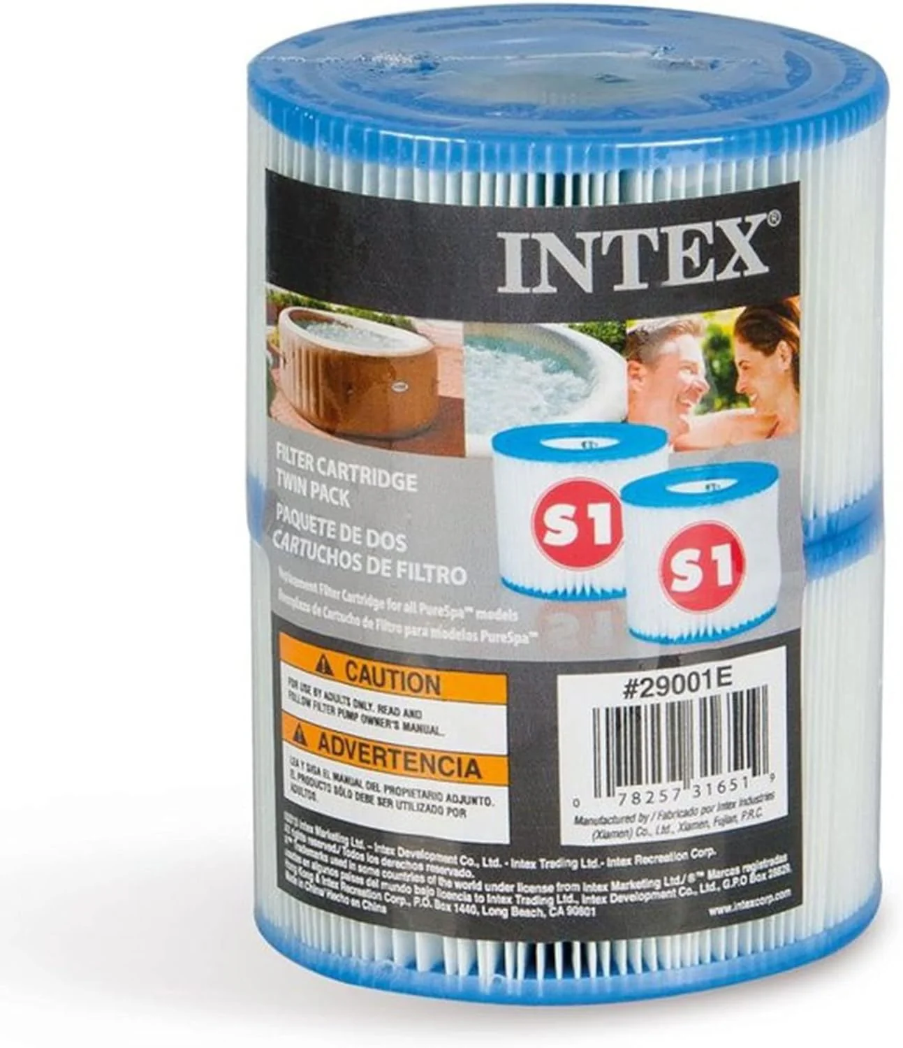 Intex PureSpa Deluxe legno Grigio – 63″ x 21″ - immagine 4