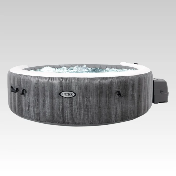 Intex PureSpa Deluxe legno Grigio – 63″ x 21″ - immagine 2