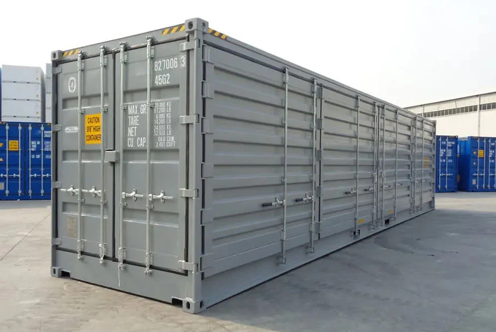Container marittimo 40 Piedi High Cube con porte laterali